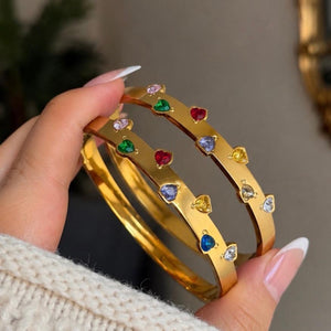 Colorful heart Bracelet