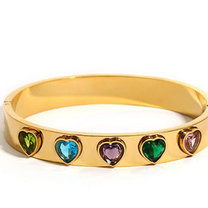 Gold Plated Heart Bracelet