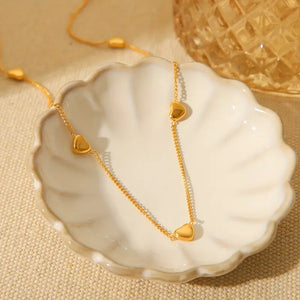 Glitzy Heart Necklace