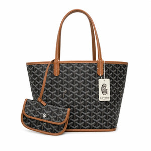 G0yard Mini Tote Bag-Black Brown