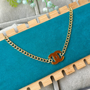 Titanium CC Thick chain Necklace