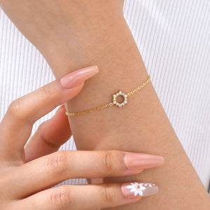 Sun and Moon Chain Bracelet