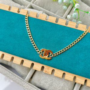 Titanium CC Thick chain Necklace