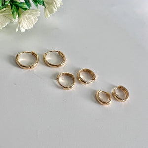 3Pair Earrings Golden Sets