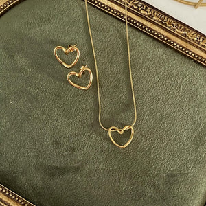 Heart Necklace Set
