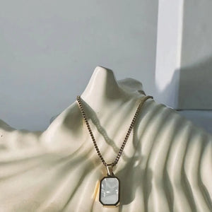 White Chip Necklace – Stylish Necklaces for Women & Girls