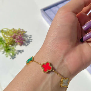 Multi Color Gold Bracelet