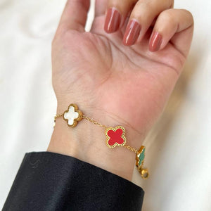 Multi Color Gold Bracelet