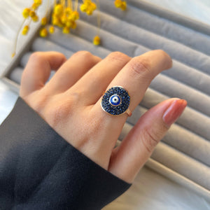 Blue evil eye