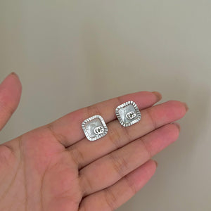 Stainless steel marble gg studs