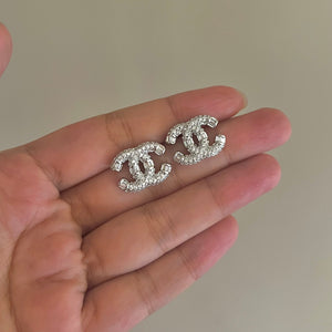 DIAMANT'E SILVER PLATED STUDS
