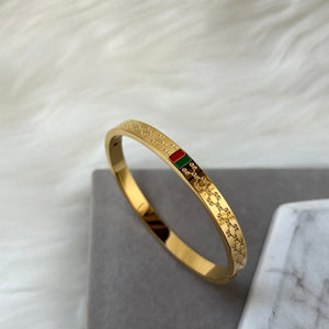 Gold Plated Gc Bracelet