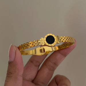 Love Gold Bangle | Jewels By Zaib