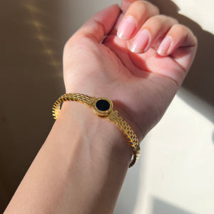 Love Gold Bangle | Jewels By Zaib