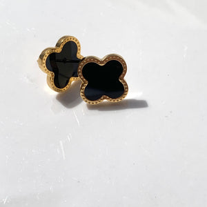 Black clover studs