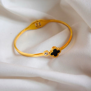 Stainless Gold Van Cleef Bangle | Jewels By Zaib Artificial Jewelry