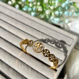 Stainless steel tory bracelet openable